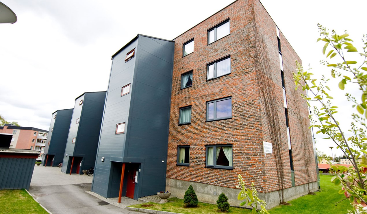 En del boligselskaper har i de senere år installert heis der det ikke tidligere var heis. Dette har gitt eldre mulighet til å bo lengre hjemme, som her fra Hamar.