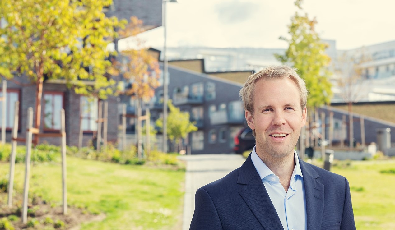 Folks forventninger til boligmarkedet kjøles noe ned i mai. Det viser NBBLs boligmarkedsbarometer, sier sjeføkonom Christian Frengstad Bjerknes. Foto: Nadia Frantsen