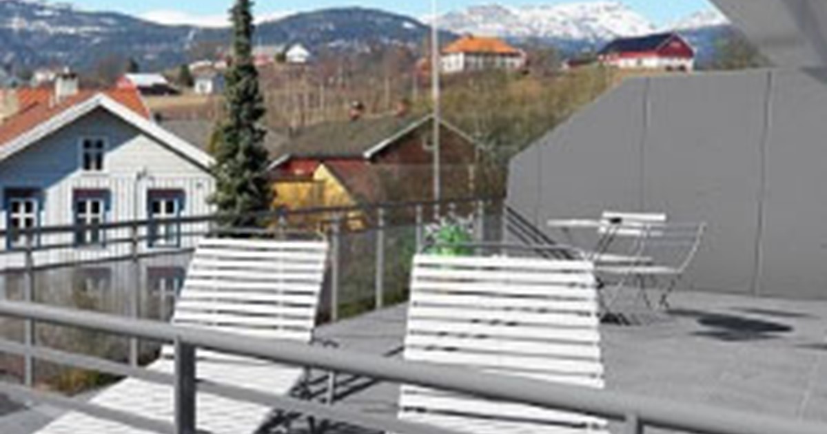 Utsikt og mye sol i Bø sentrum | Norske Boligbyggelag