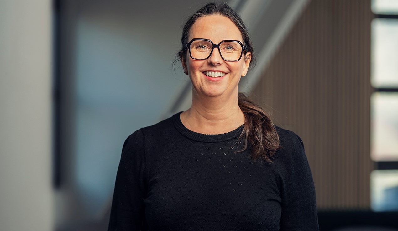 Advokat og leder av advokatkontoret i NBBL, Line Bjerkek, tar deg gjennom fordeler og fallgruver ved å bruke boligkjøpsmodeller – en alternativ vei inn på boligmarkedet. Foto: Nadia Frantsen