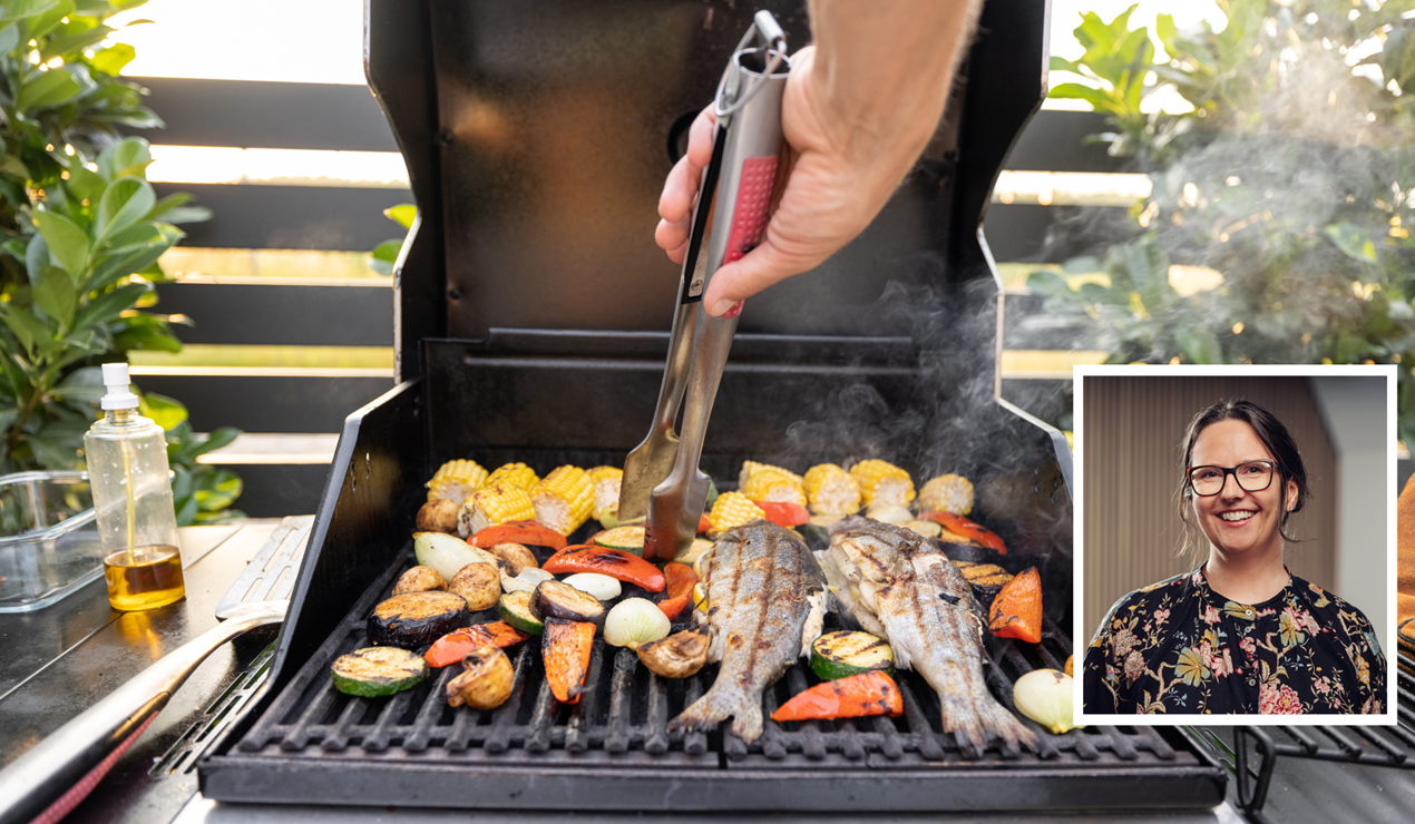 Line Bjerkek, advokat og leder av advokatkontoret i NBBL, går gjennom reglene som gjelder når du skal grille i sommer! Foto: Shutterstock/Nadia Frantsen