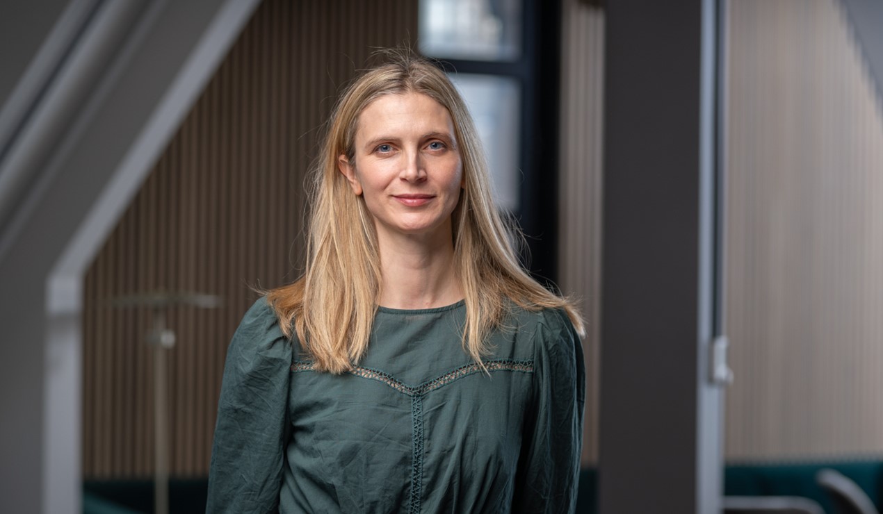 Stadig flere tror på høyere boliglånsrente i følge NBBLs boligmarkedsbarometer for mars, sier Hilde Midsem sjeføkonom i NBBL Foto: Nadia Frantsen