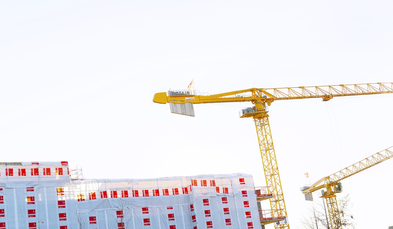 Norske kommuner bruker lang tid på å komme hit: selve byggeprosessen. Foto: NBBL
