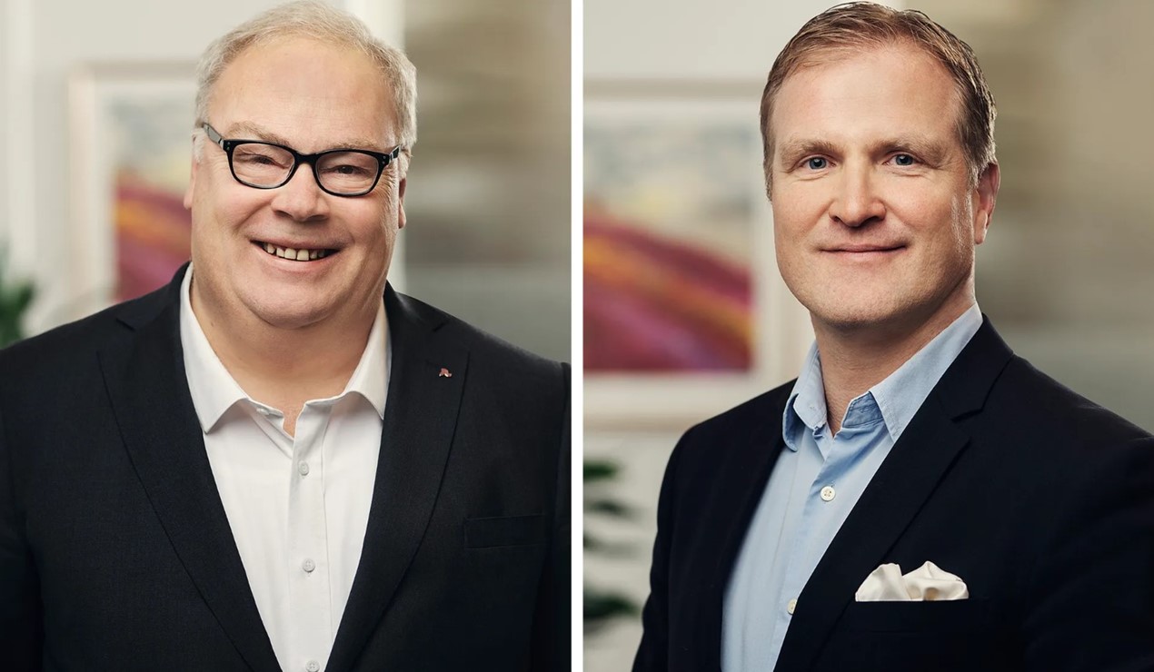 Administrerende direktør Bård Folke Fredriksen og Advokat Lars Grøndal i NBBL. Foto: Nadia Frantsen