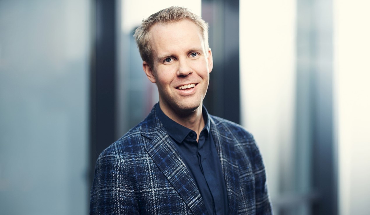 Sjeføkonom i NBBL Christian Frengstad Bjerknes. Foto: Nadia Frantsen