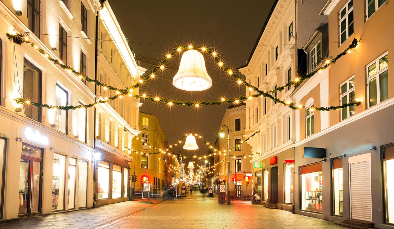 Julebelysning i Oslos gater. Foto: Shutterstock