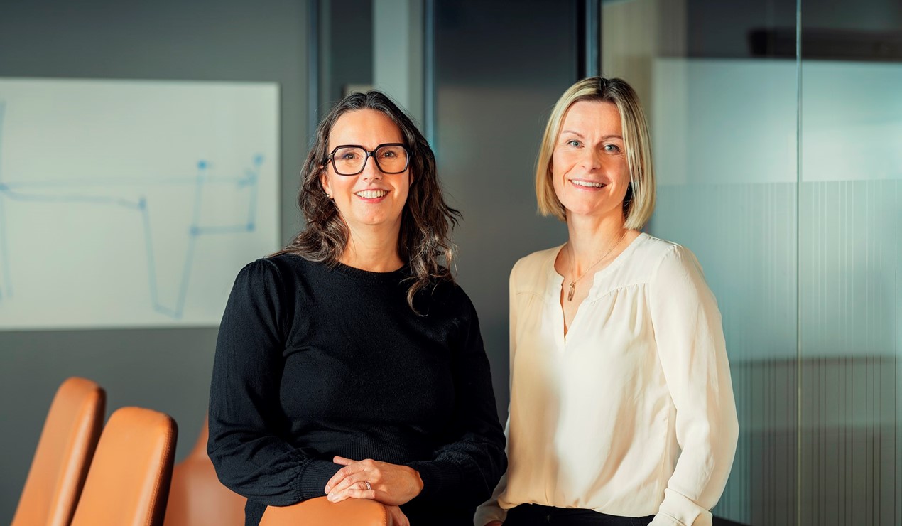 NBBLS advokater Line Bjerkek og Kirsti Bakke Aga er kritisk til deler av Husleielovutvalgets forslag til Boligleieloven. Foto: Nadia Frantsen