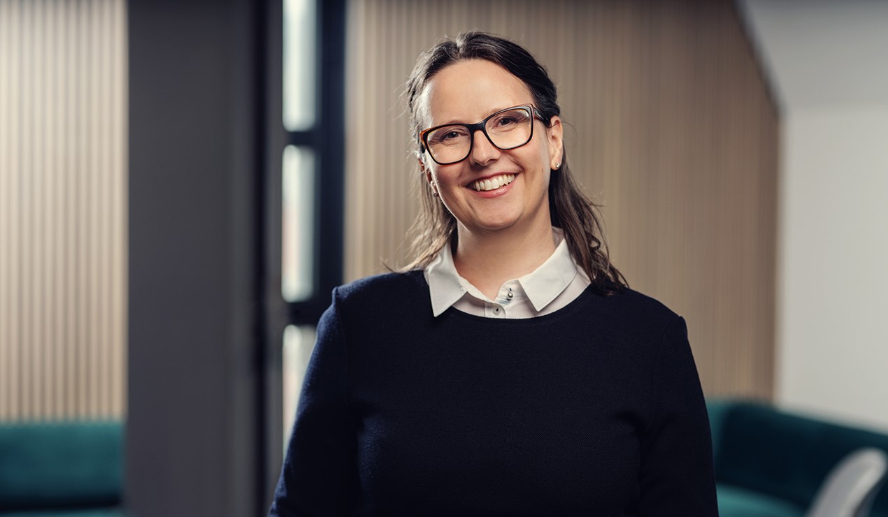 Line Bjerkek, leder av advokatkontoret i NBBL. Foto: Nadia Frantsen