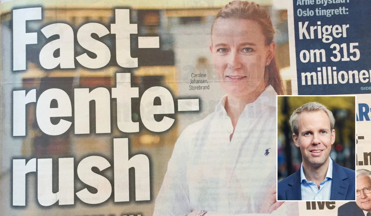 Faksimile: Finansavisen 02.09.19. Foto: Nadia Frantsen