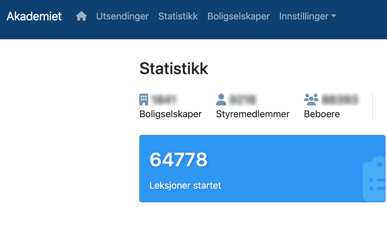 De nye oppdateringene gjør det enklere å ha oversikt over registrerte boligselskaper, styremedlemmer og beboere.